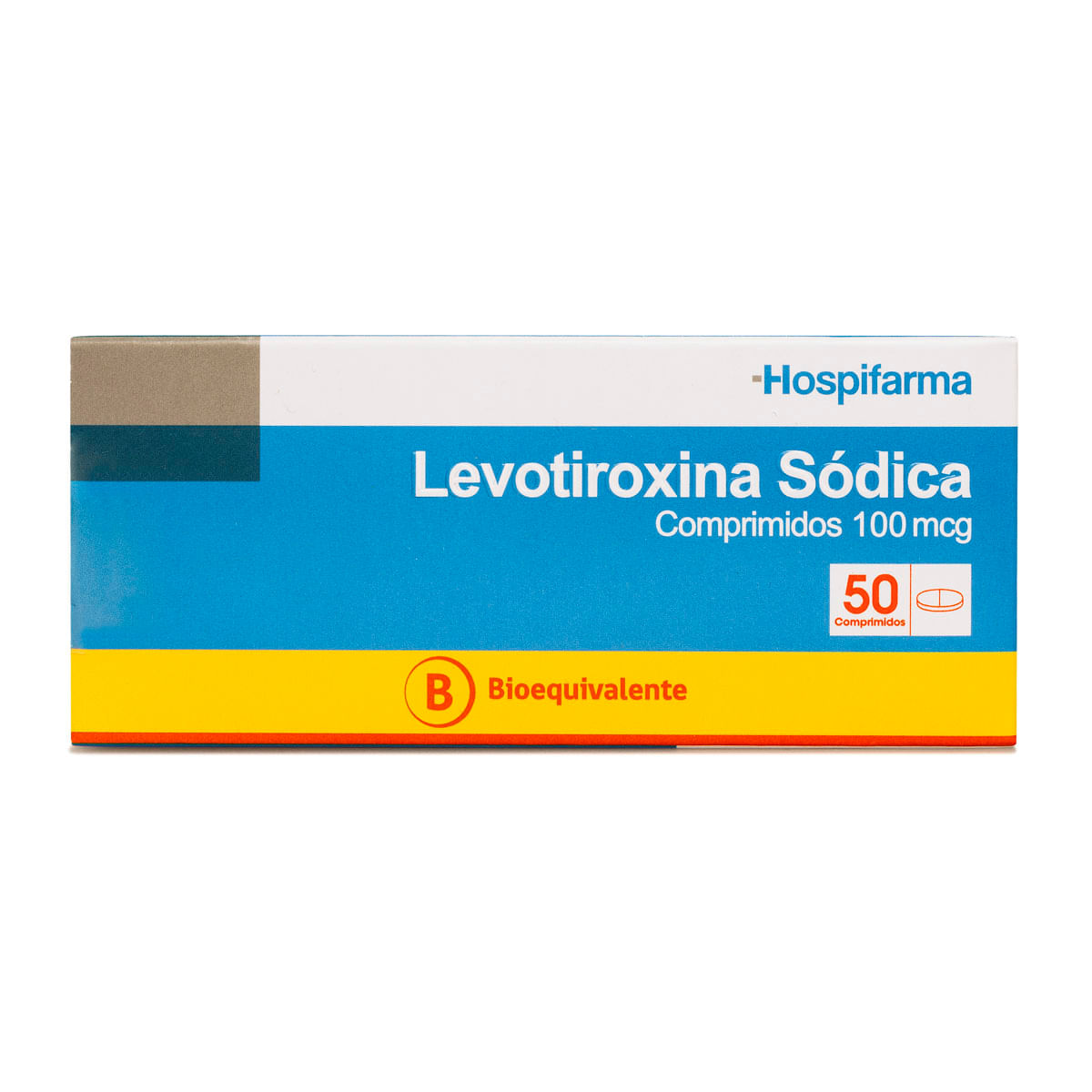 Levotiroxina 100 mcg 50 comprimidos