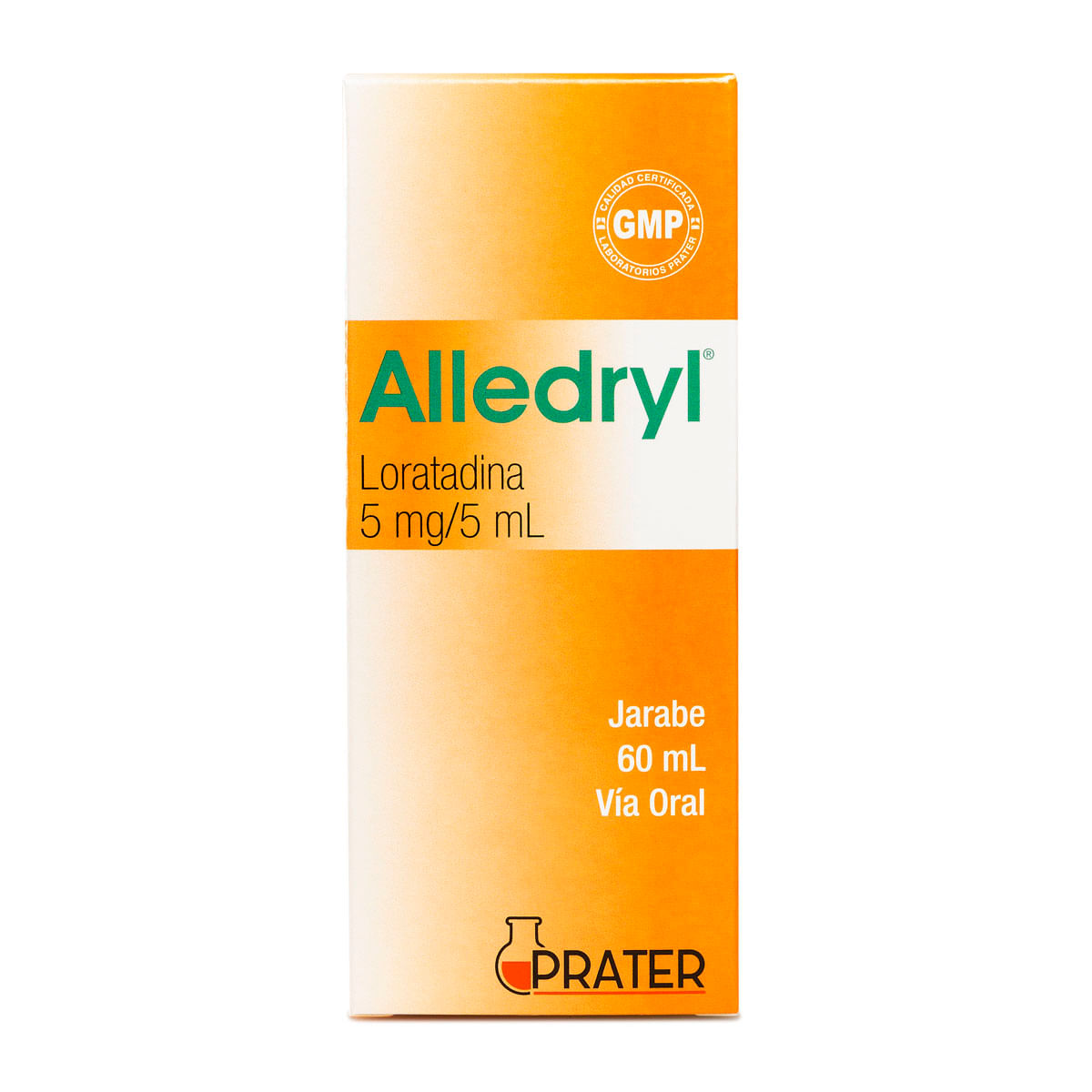 Alledryl loratadina 5 mg/5 mL jarabe 60 mL