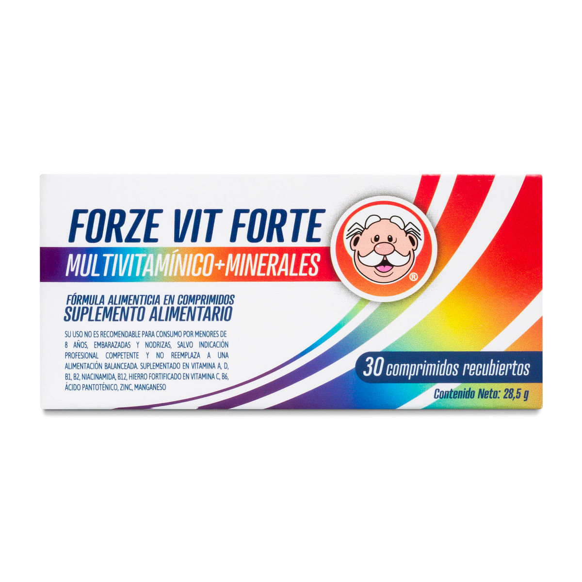 Forze vit forte multivitaminico + minerales 30 comprimidos recubiertos