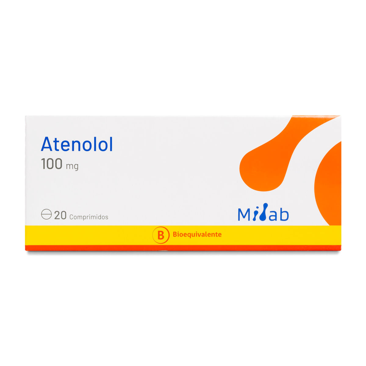 Atenolol 100 mg 20 comprimidos