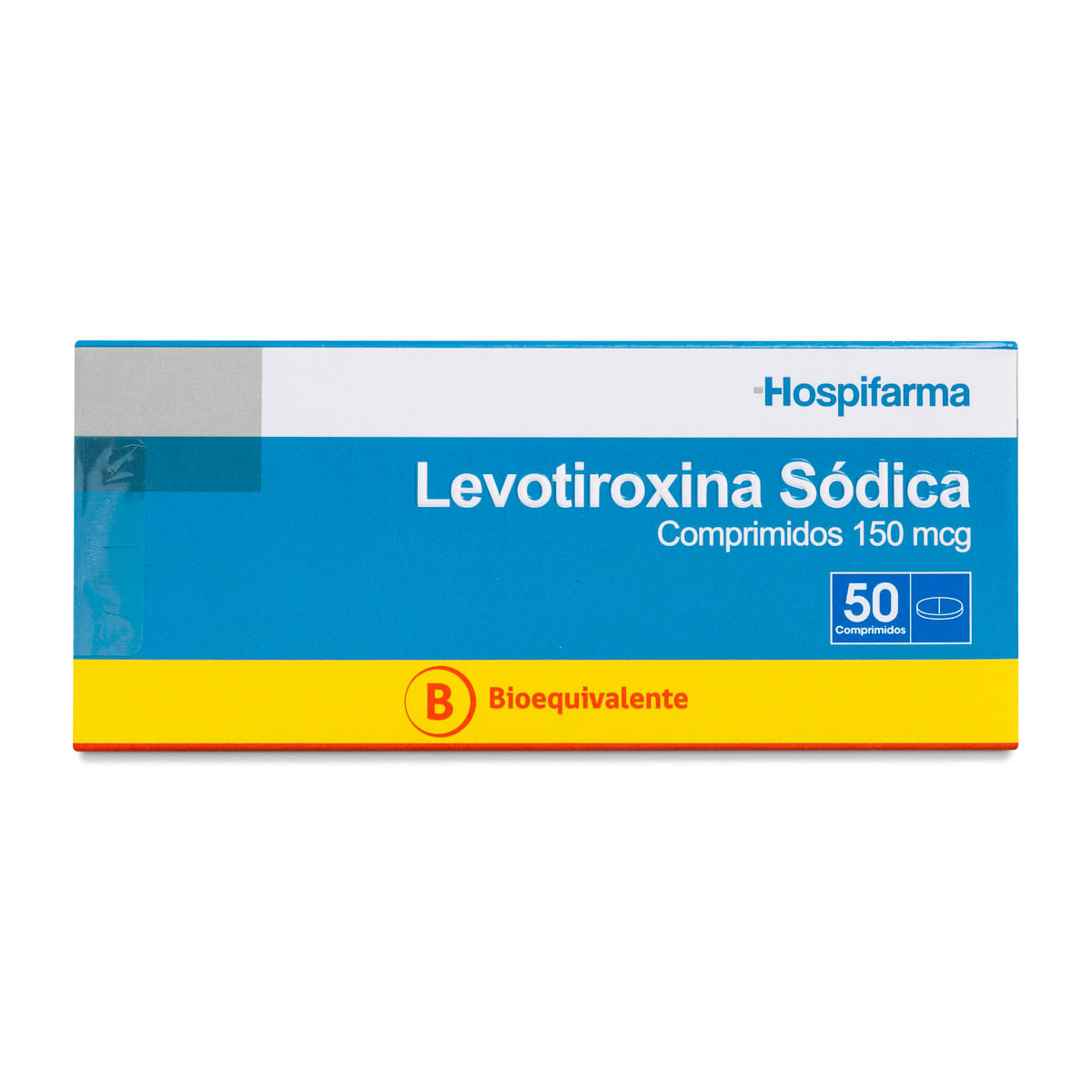 Levotiroxina 150 mcg 50 comprimidos