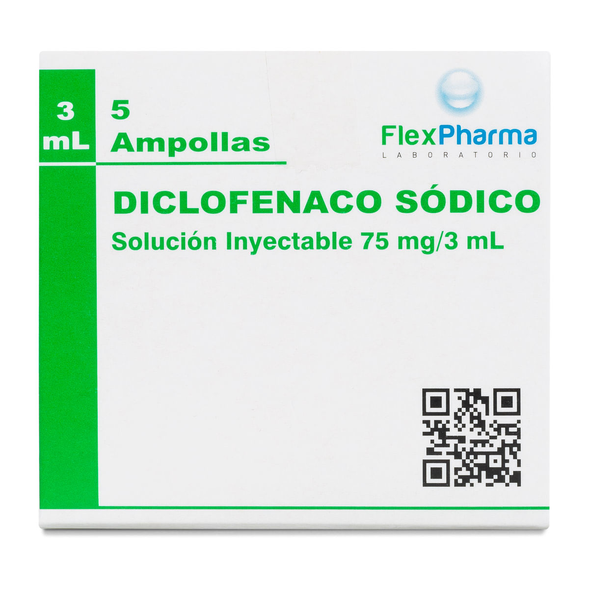 Diclofenaco 75 mg/3 mL 5 ampollas solución inyectable