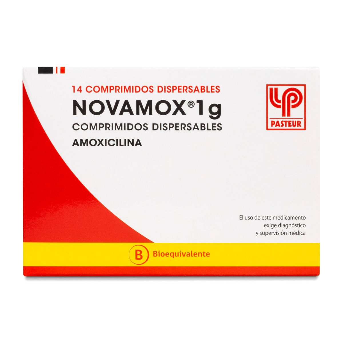 Novamox amoxicilina 1 g 14 comprimidos dispersables