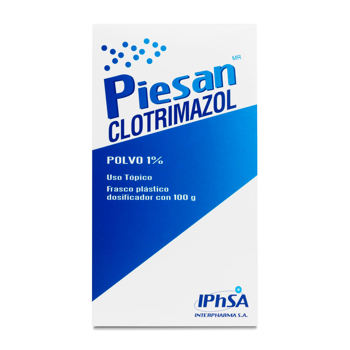 Piesan clotrimazol 1 % polvo uso tópico 100 g