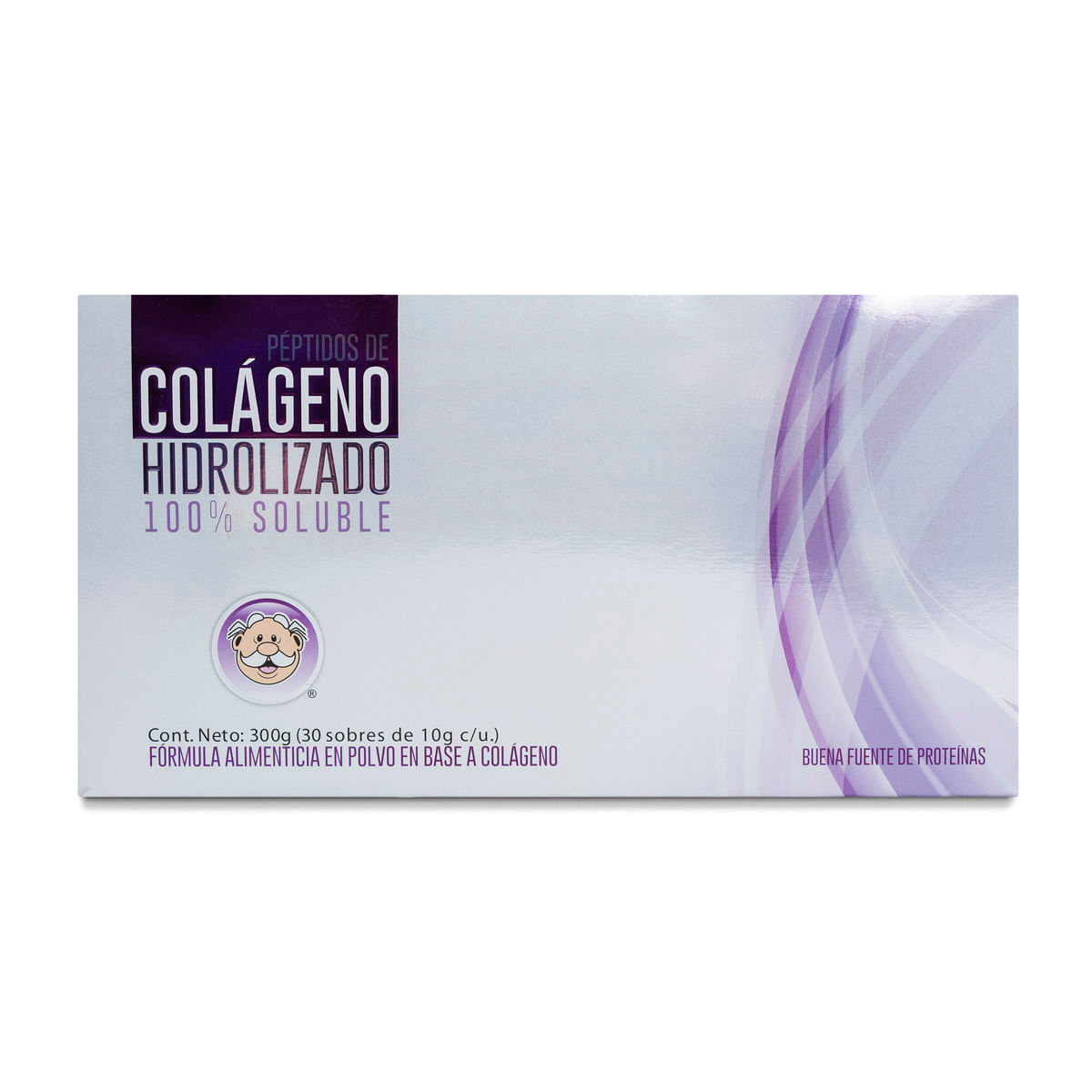 Colágeno hidrolizado 10 g 30 sobres con polvo de colageno 100% soluble