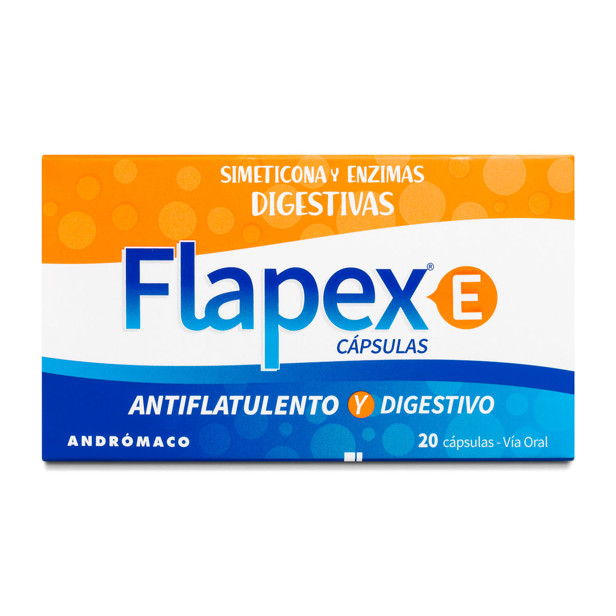 Flapex-E simeticona 60 mg 20 cápsulas