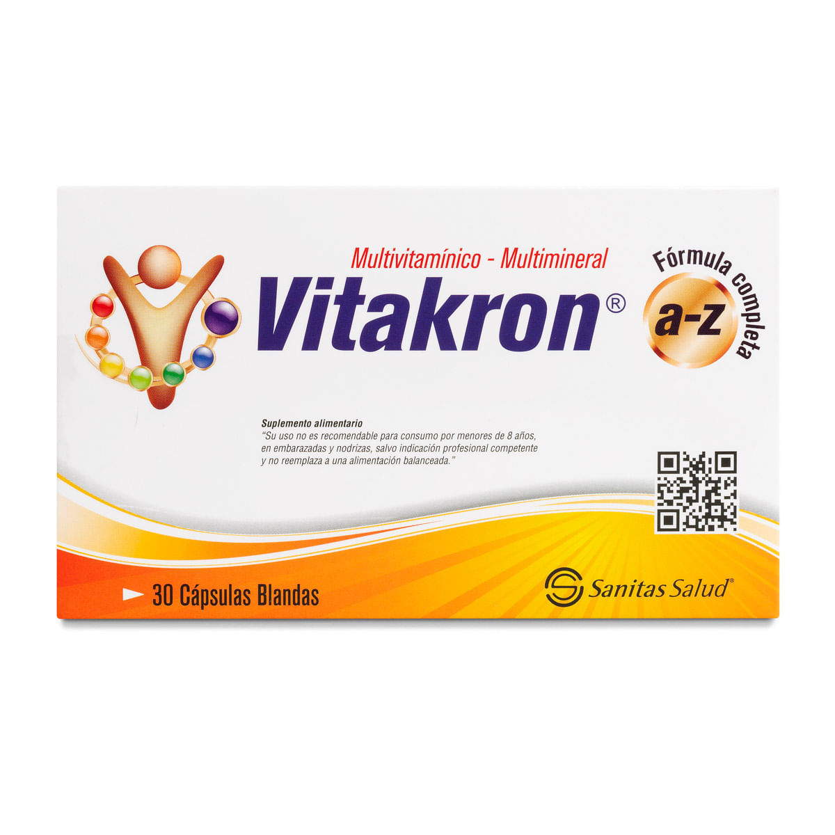 Vitakron multivitaminico y mutimineral 30 cápsulas blandas