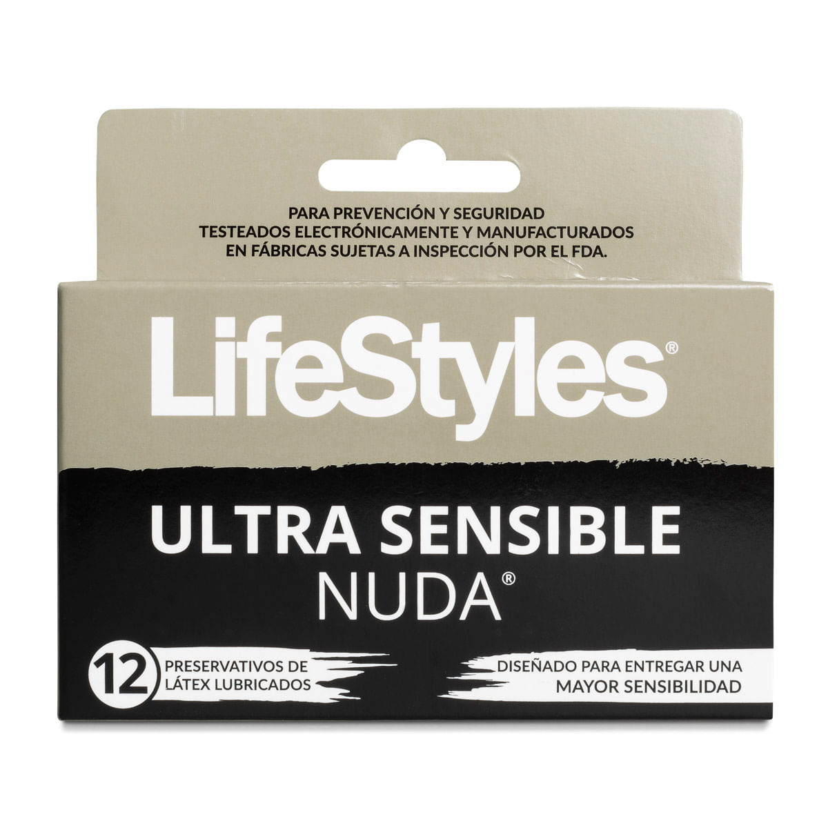 LifeStyles Ultra sensible NUDA preservativo  12 unidades