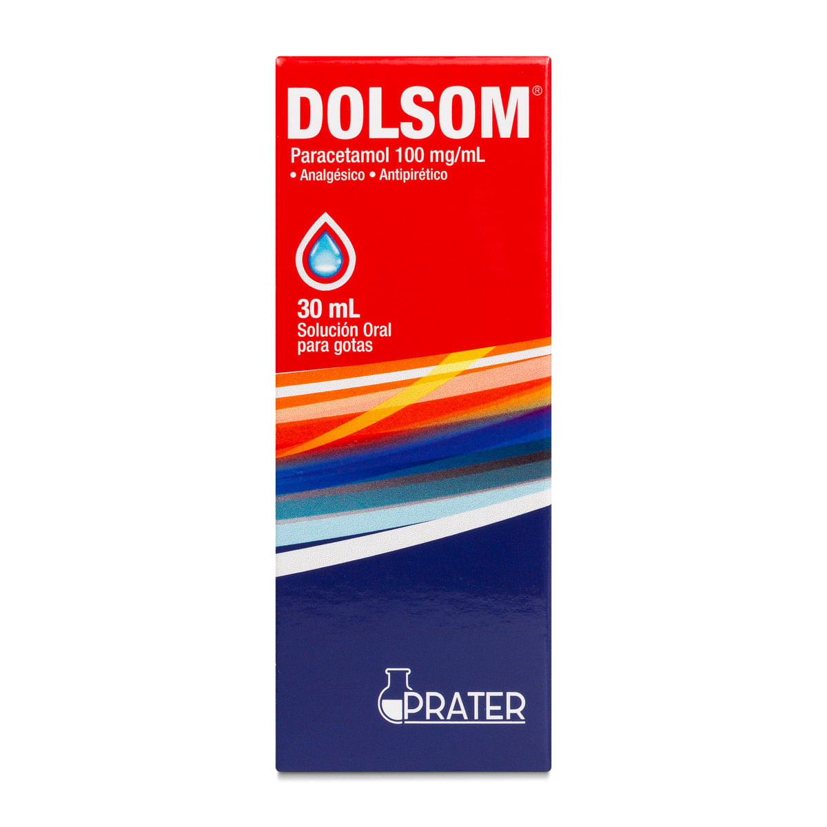 Dolsom paracetamol 100 mg/mL solución oral para gotas 30 mL