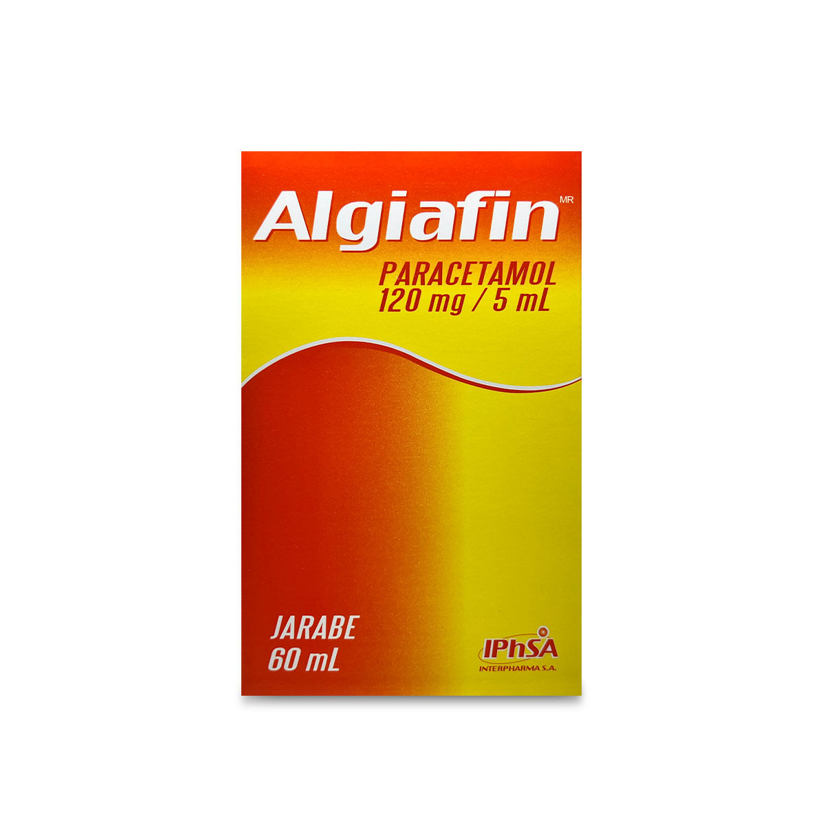 Algiafin paracetamol 120 mg/5 mL jarabe 60 mL