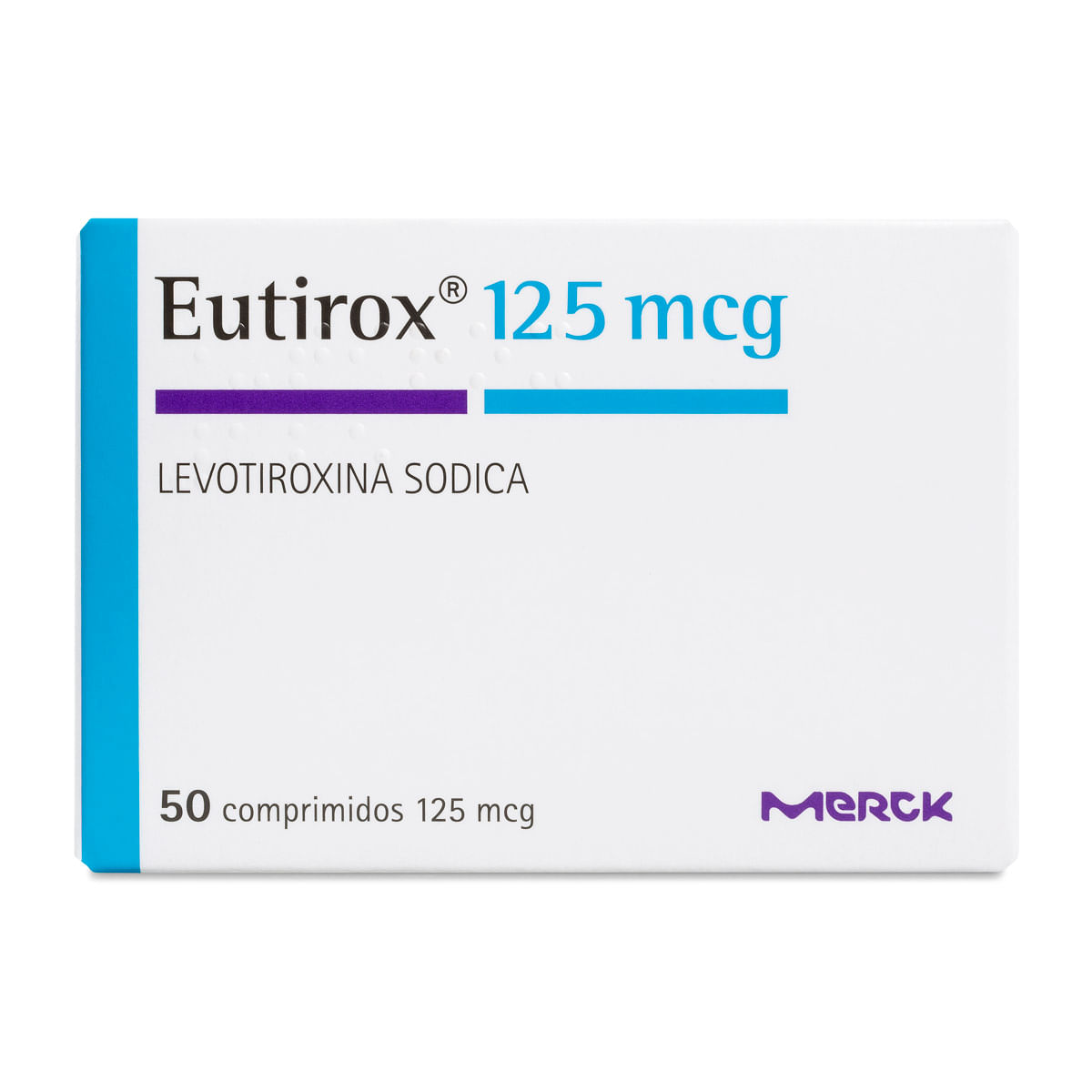 Eutirox (R) Levotiroxina 125mcg 50 Comprimidos