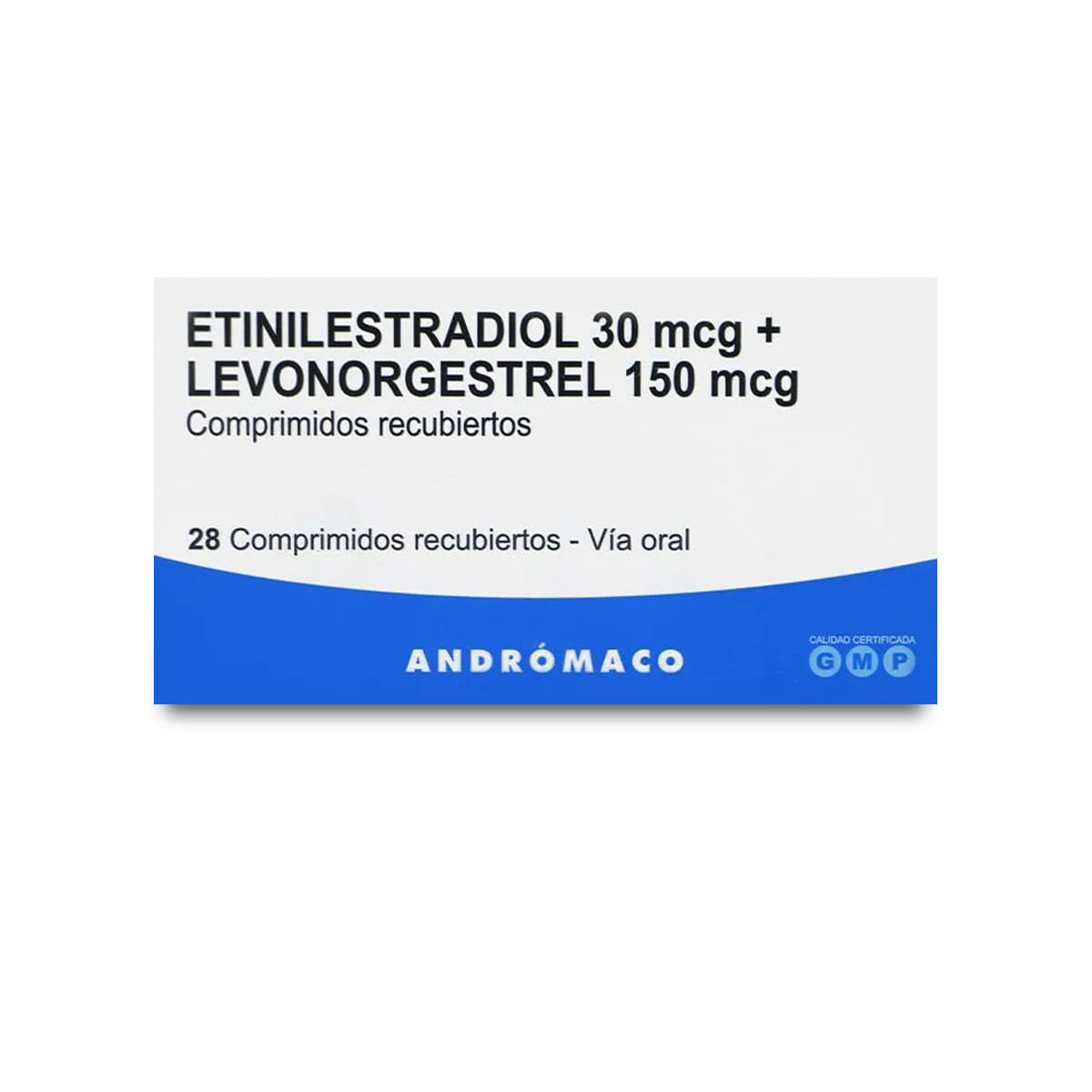 Etinilestradiol 30 mcg levonorgestrel 150 mcg 28 comprimidos recubiertos