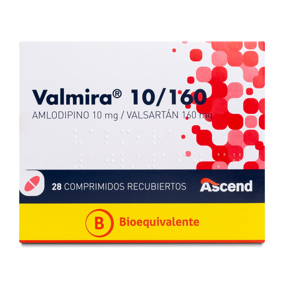 Valmira 10/160 amlodipino 10 mg valsartán 160 mg 28 comprimidos recubiertos