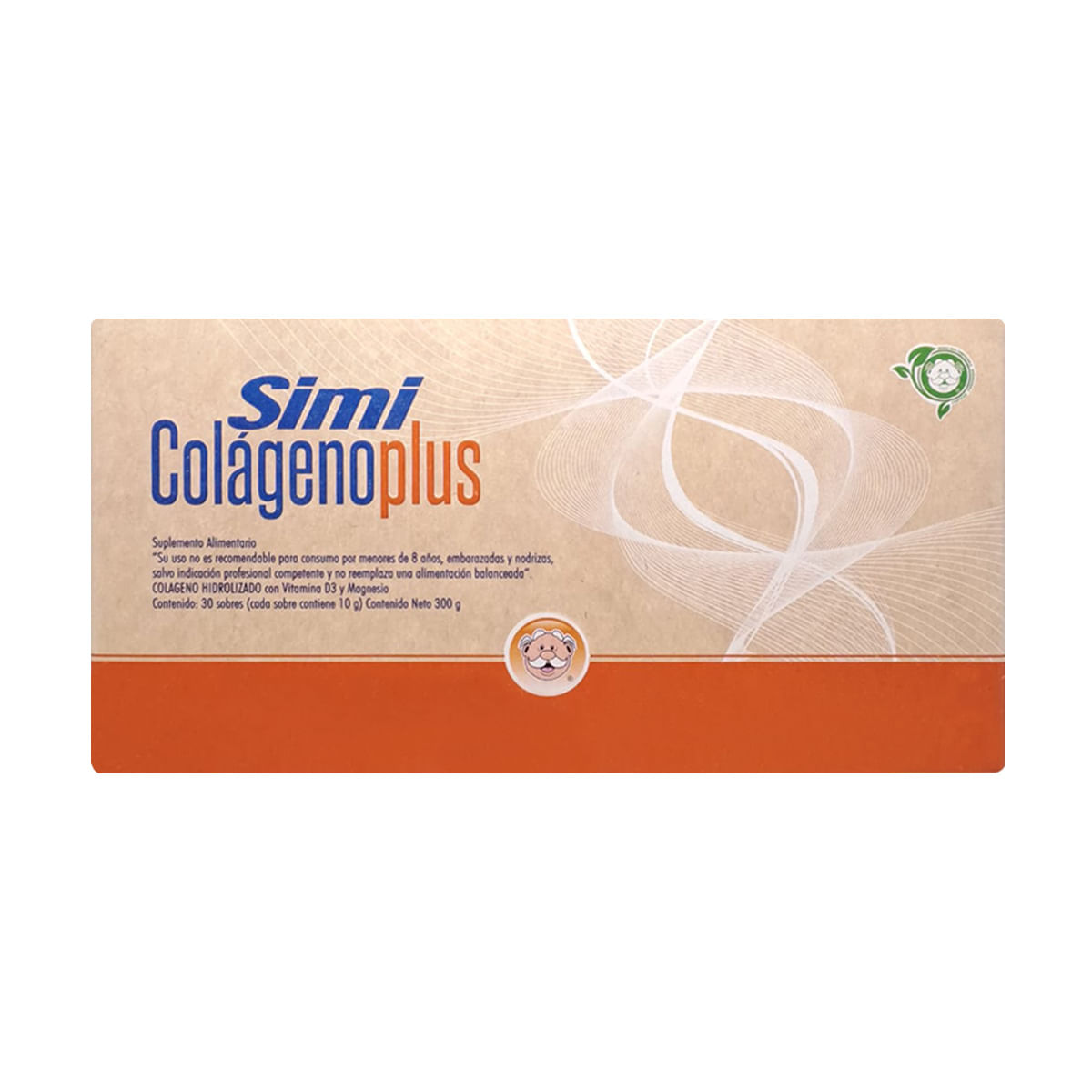 Simi colágeno plus 30 sobres polvo para disolver sabor durazno