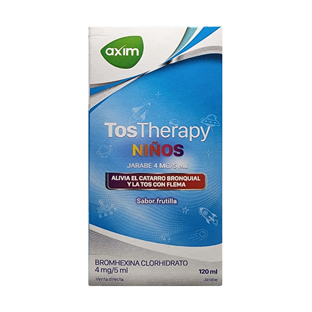 Tostherapy niños bromhexina 4 mg/5 mL jarabe 120 mL