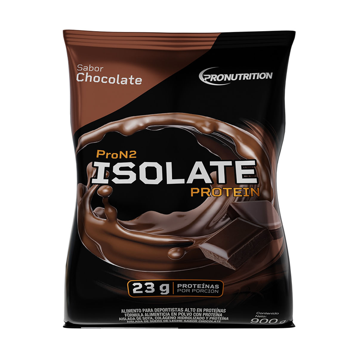 Proteina aislada sabor chocolate 900 g