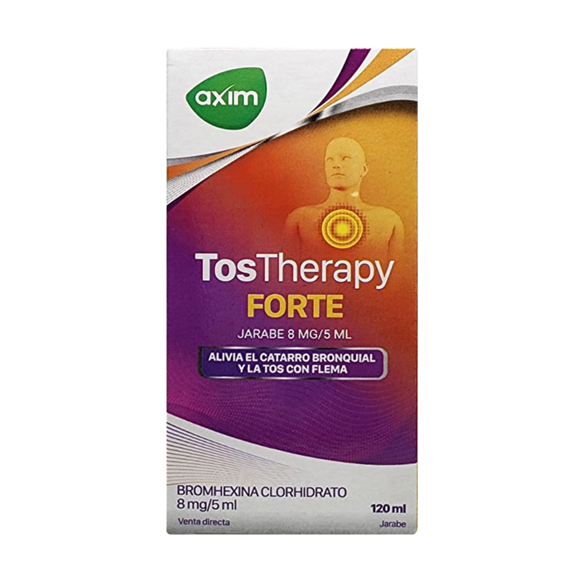 Tostherapy forte bromhexina 8 mg/5 mL jarabe 120 mL