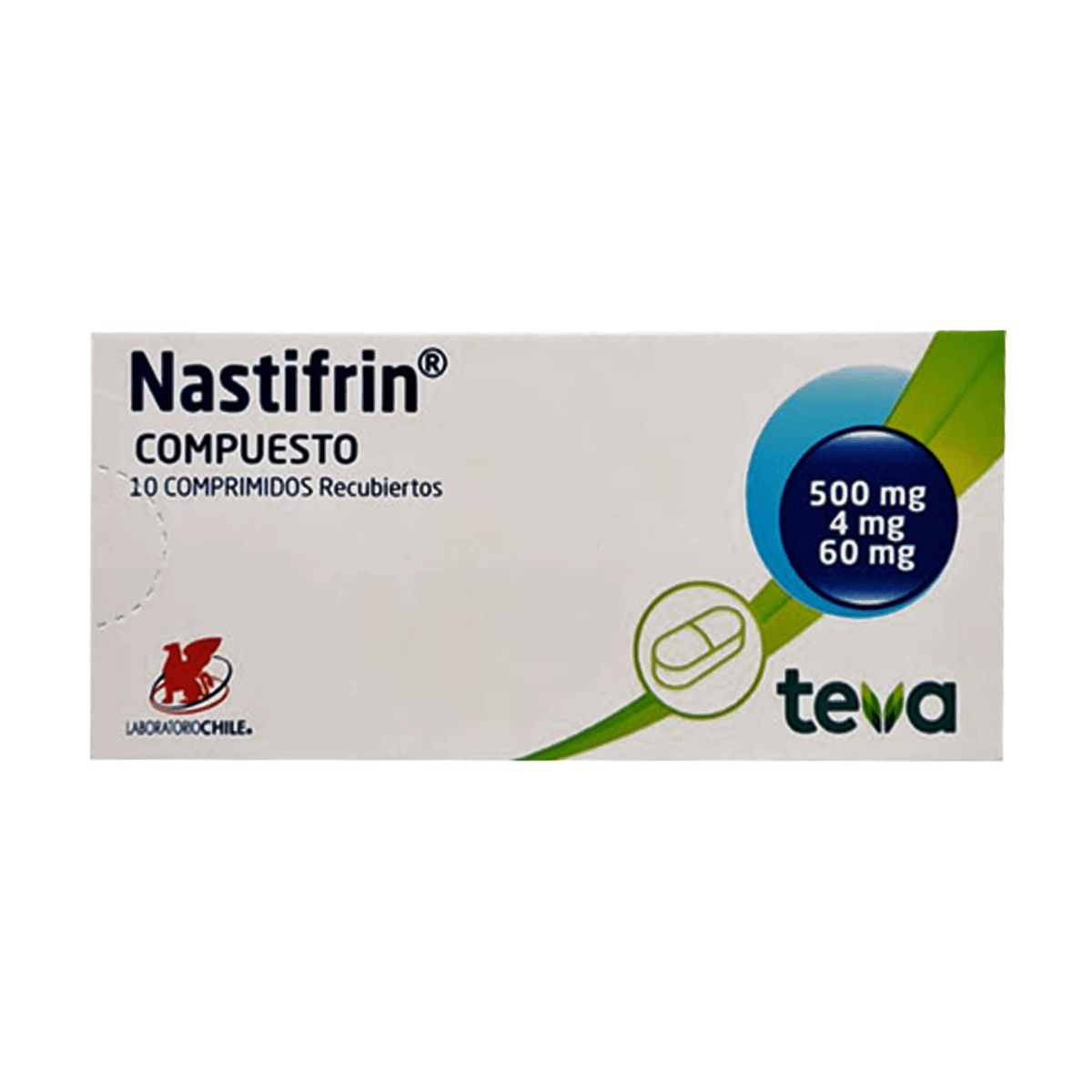 Nastifrin compuesto 10 comprimidos recubiertos