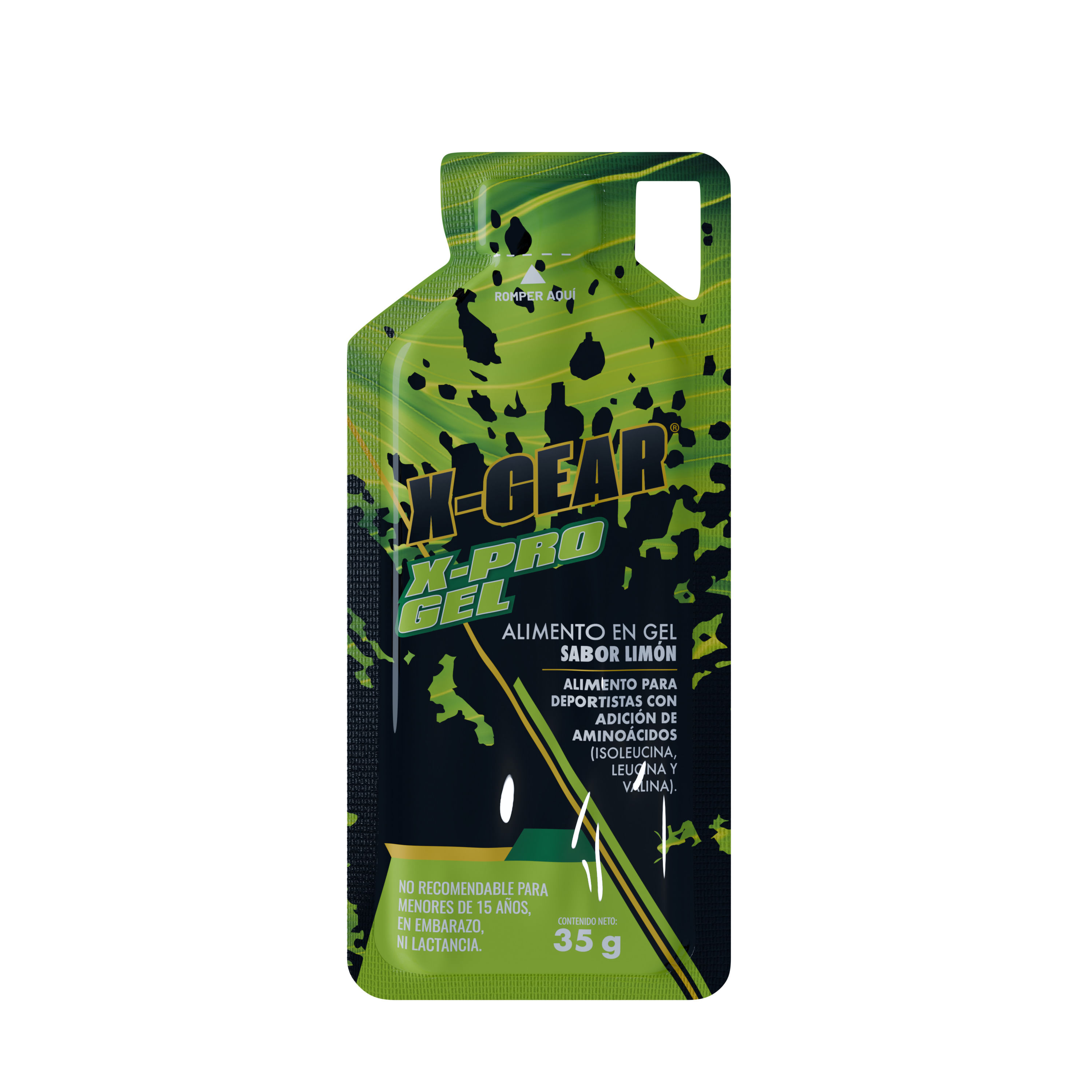 X-Pro gel con BCAA sabor limón