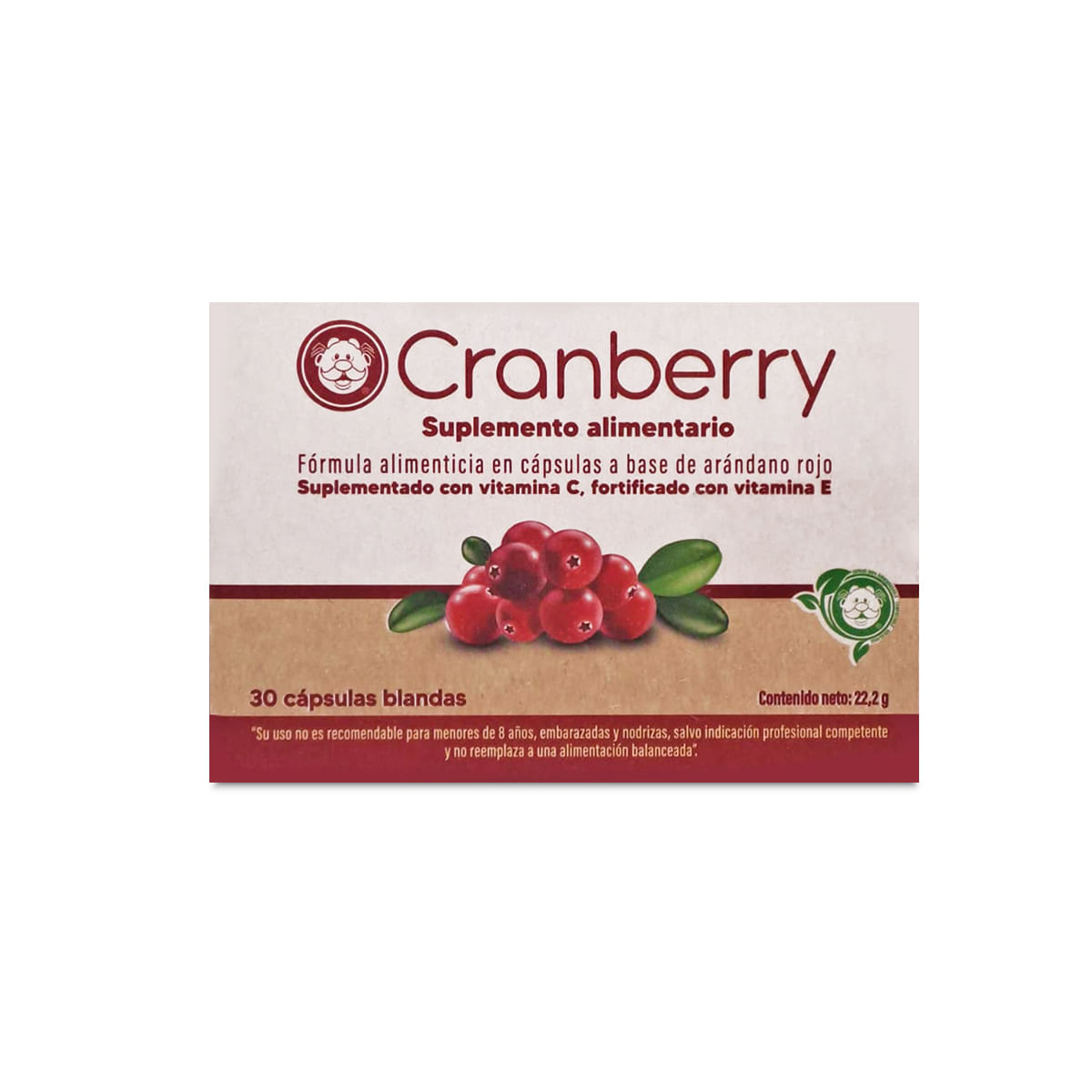 Cranberry 30 cápsulas blandas