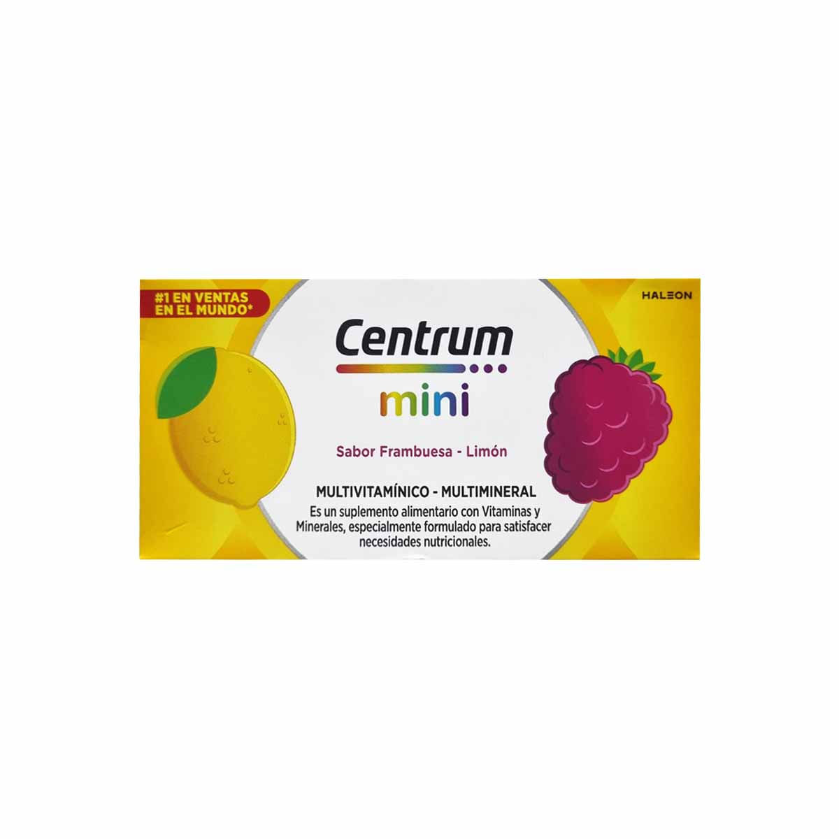 Centrum mini multivitaminico multimineral 30 comprimidos masticables