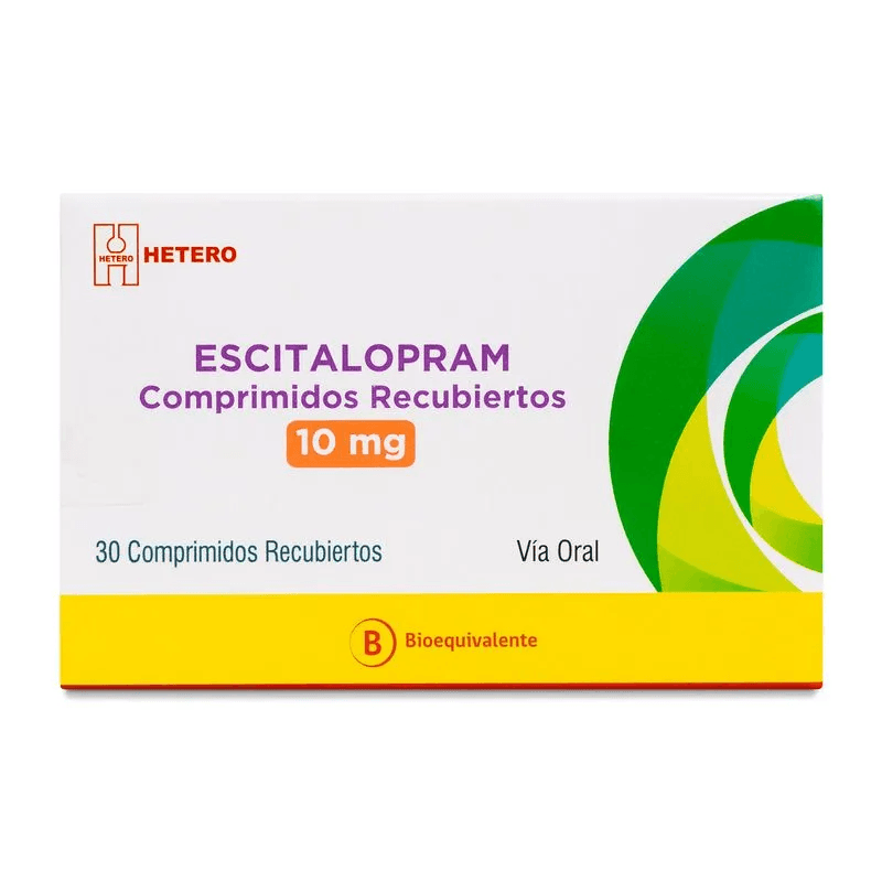Escitalopram 10 Mg X 30 Comprimidos Recubiertos (Hetero) (Cenabast)
