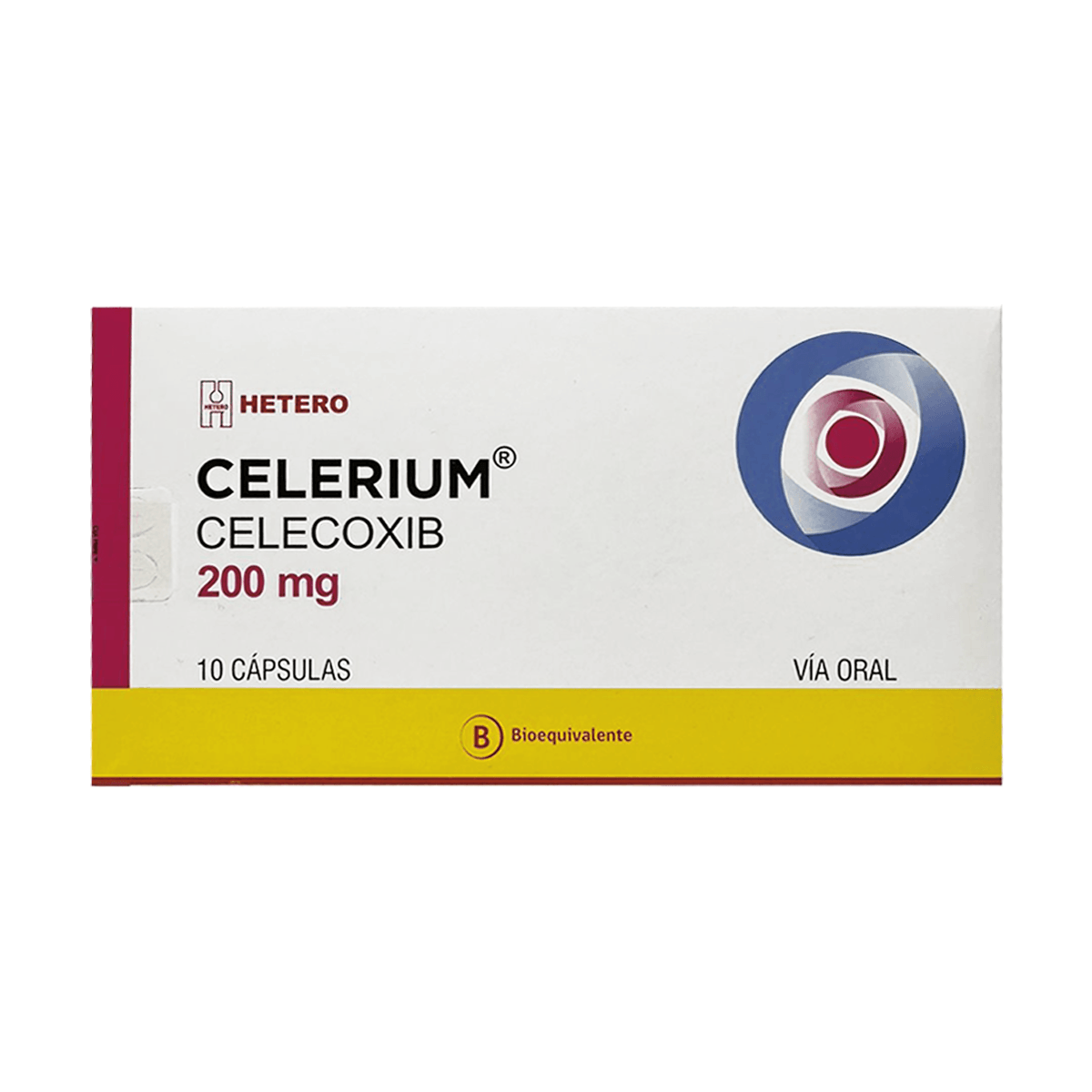 Celerium celecoxib 200 mg 10 cápsulas