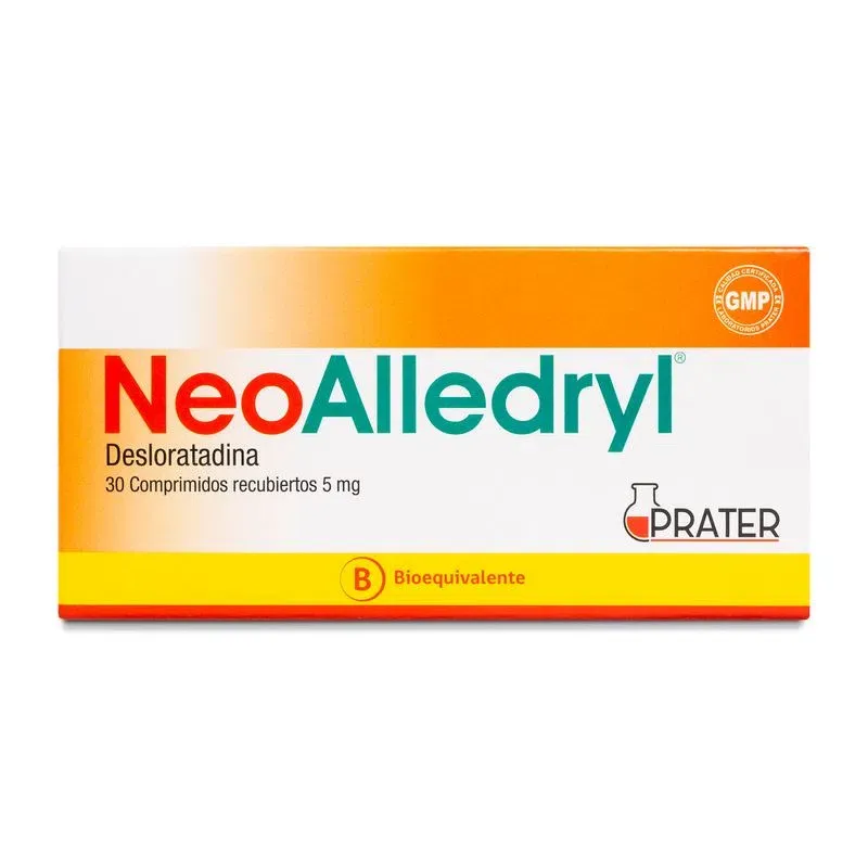NeoAlledryl desloratadina 5 mg 30 comprimidos recubiertos