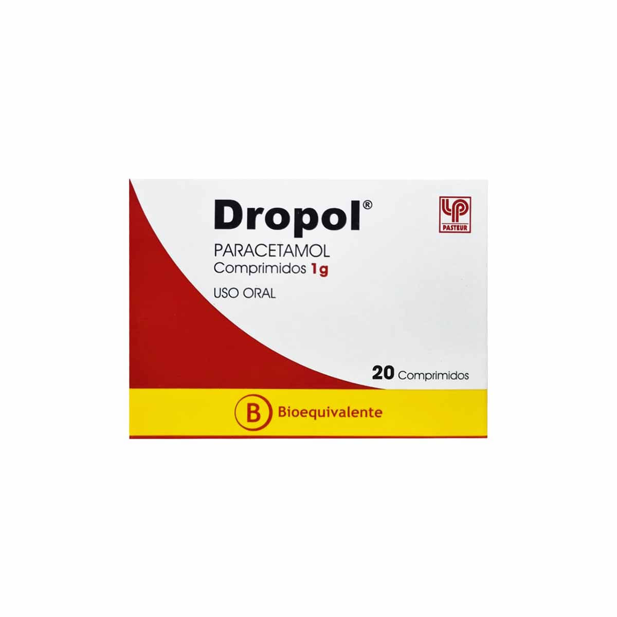 Dropol paracetamol 1 g 20 comprimidos