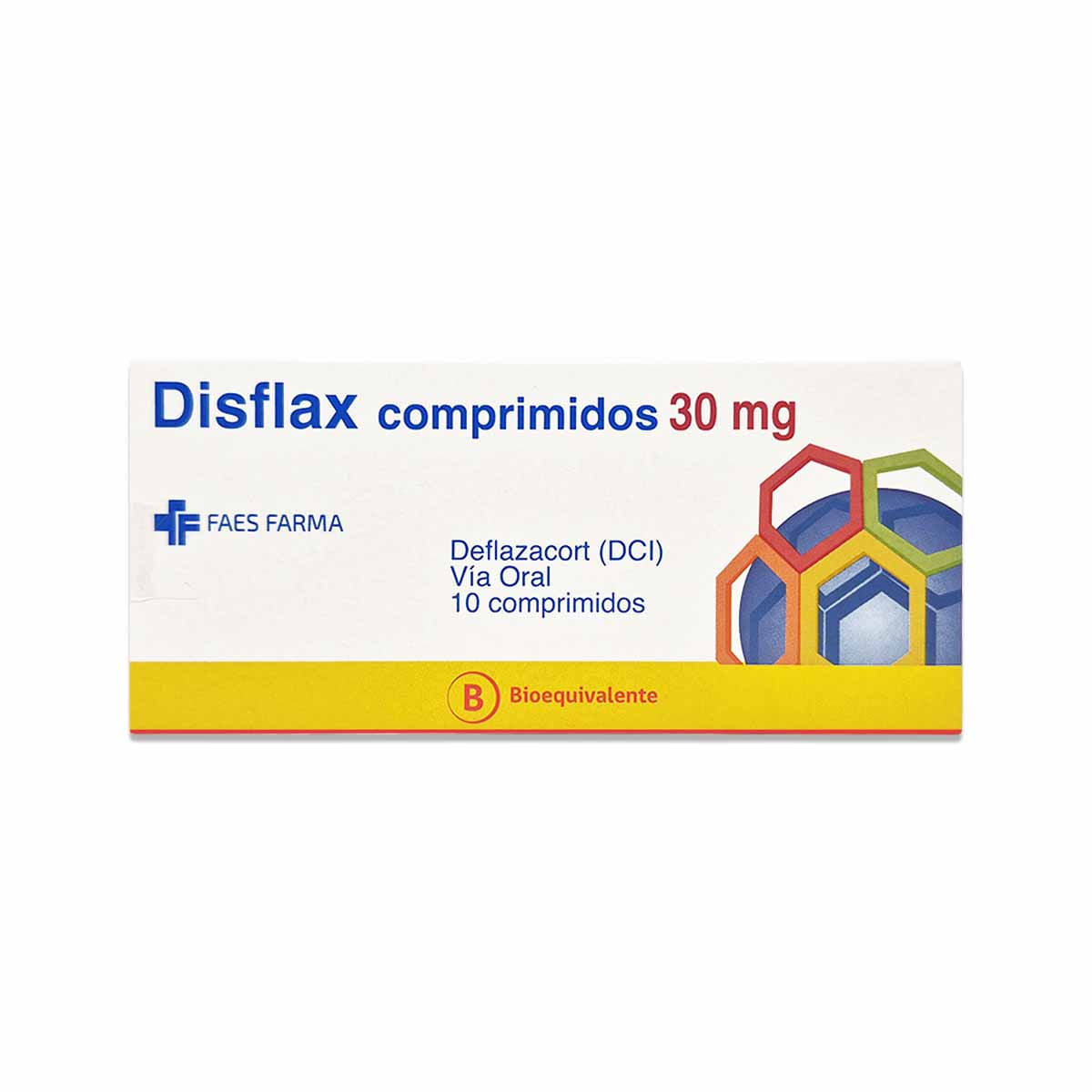 Disflax deflazacort 30 mg 10 comprimidos a $21.450