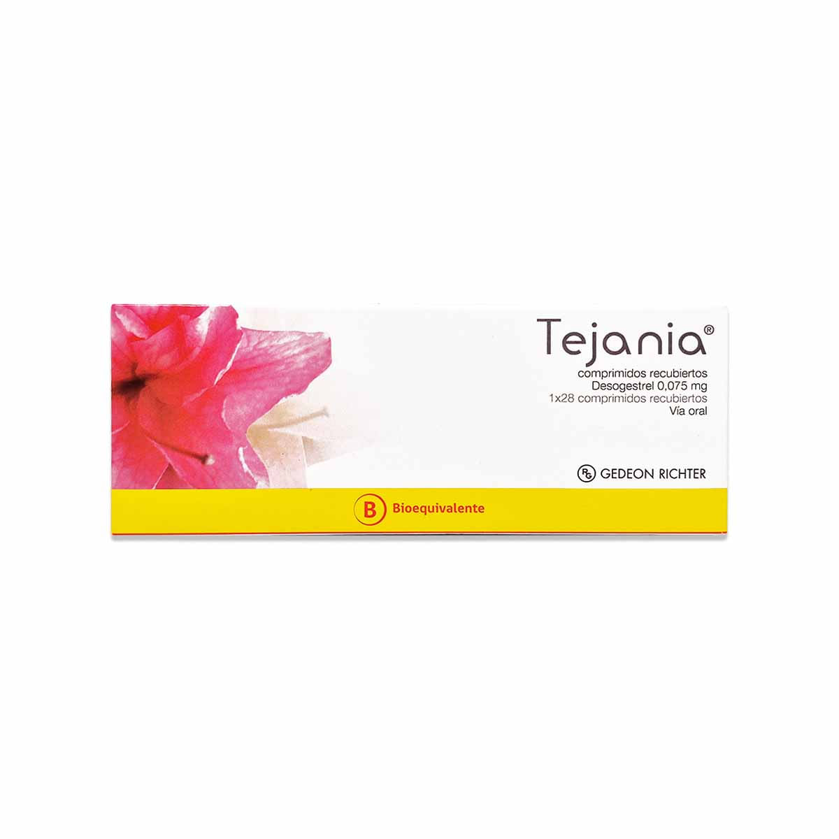 Tejania desogestrel 0,075 mg 28 comprimidos recubiertos