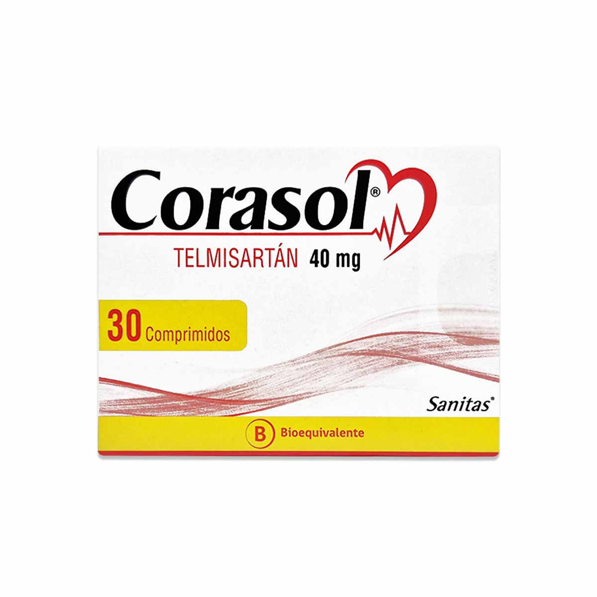 Telgard telmisartán 40 mg 30 comprimidos