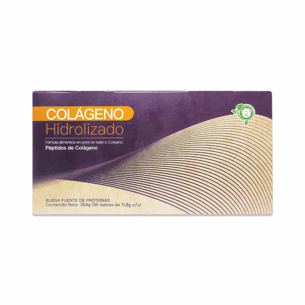 Colágeno hidrolizado 30 sobres polvo para disolver sabor naranja